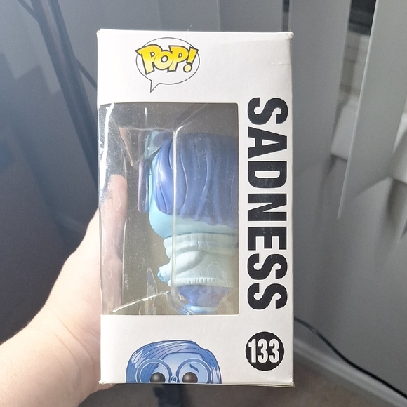 Funko Pop Inside Out Sadness Figure - Blue and White - Picture 2 of 6